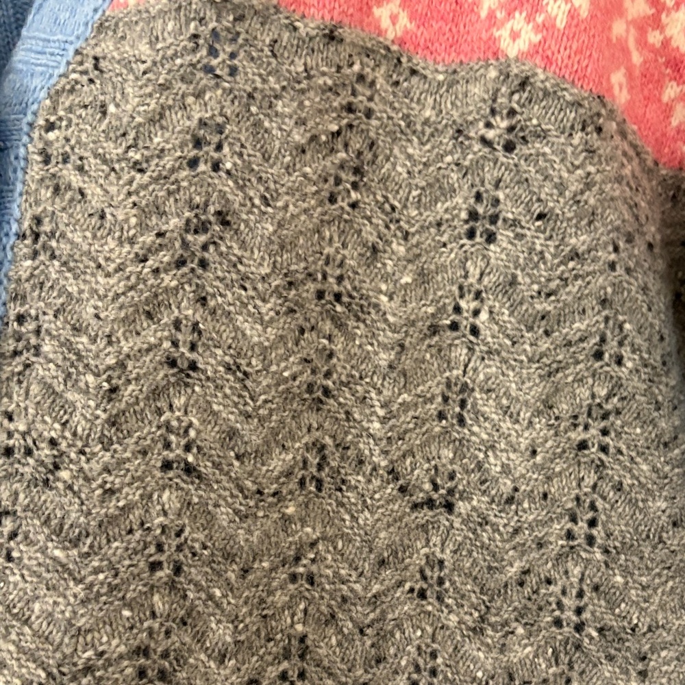 Sundance Lambswool Angora Patchwork Cardigan Swea… - image 6